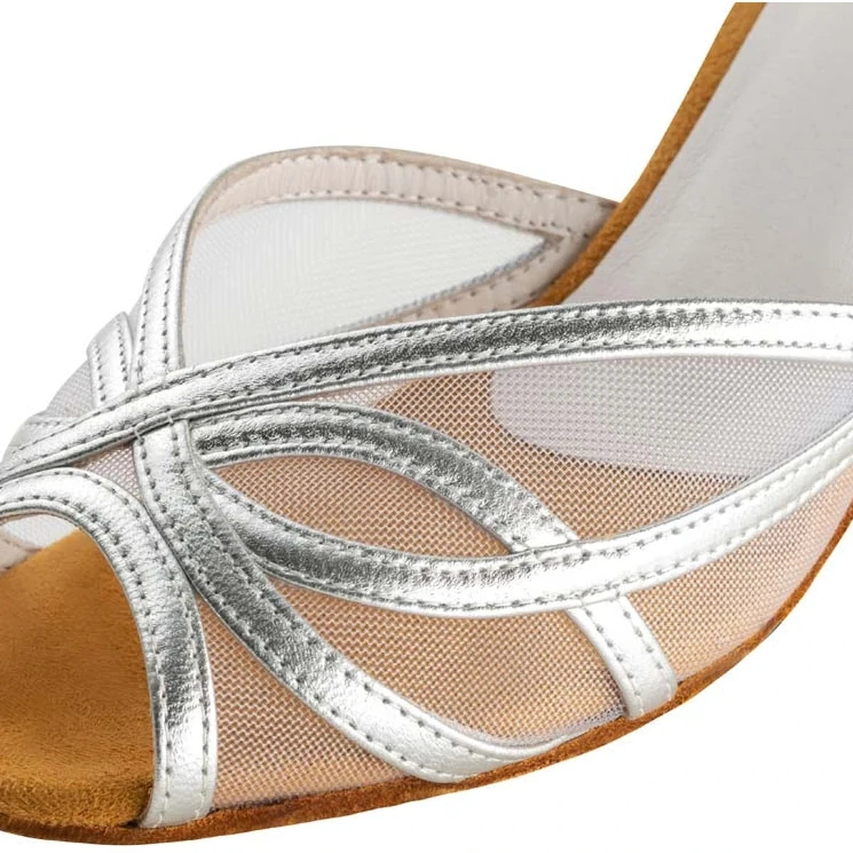 Anna Kern Damen Tanzschuhe 740-60 Silber