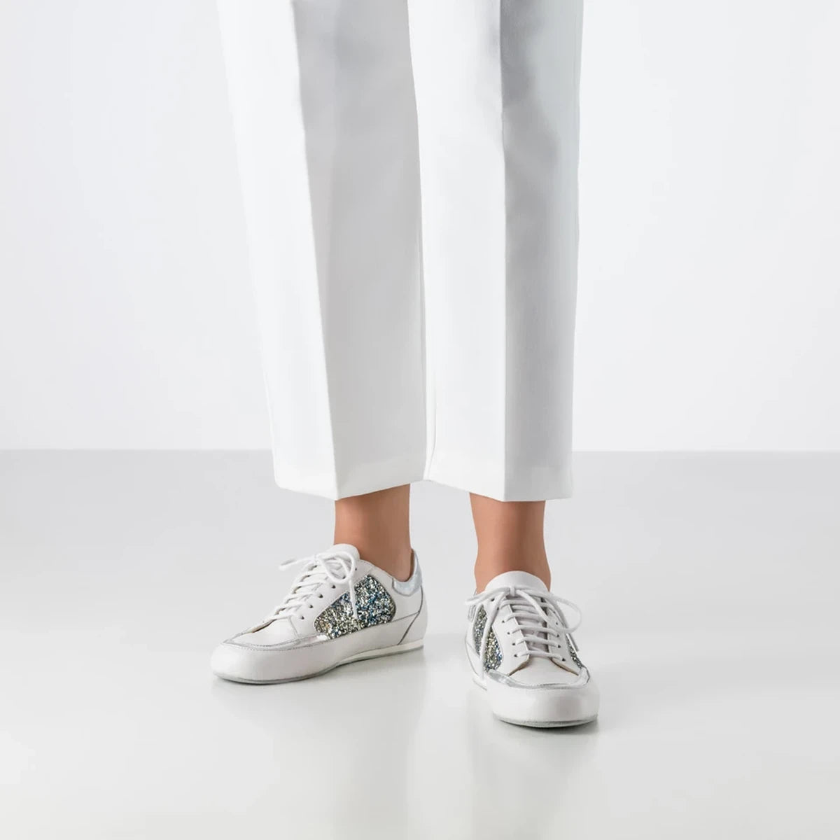 Werner Kern Damen Sneaker Tanzschuhe Carol Weiß