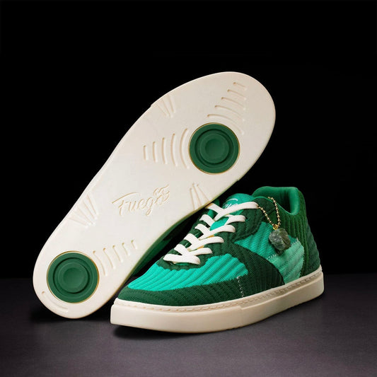 Fuego Unisex Low-Top Dance Sneakers Jade