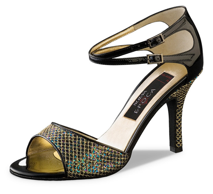 Nueva Epoca - Tanzschuhe Cecilia - Brokat [UK 6 | EUR 39]