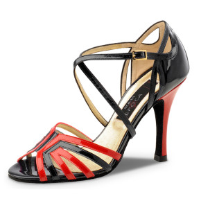Nueva Epoca - Tanzschuhe Jasmin - Schwarz/Rot