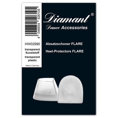 Diamant Absatzschoner - Style: Flare 2020 - Farbe: Transparent - Menge: 5 Paar