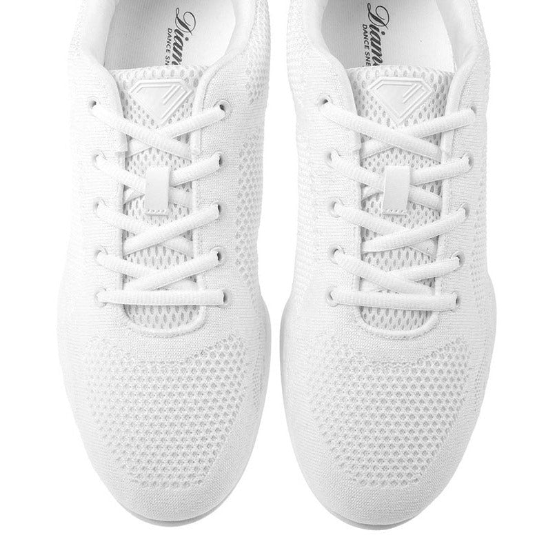 Diamant Unisex Split-Sole Dance Sneakers TUNE White