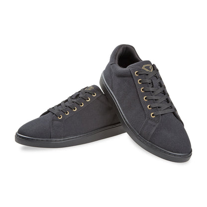 Diamant Unisex Low-Top Dance Sneakers RITMO Black Canvas