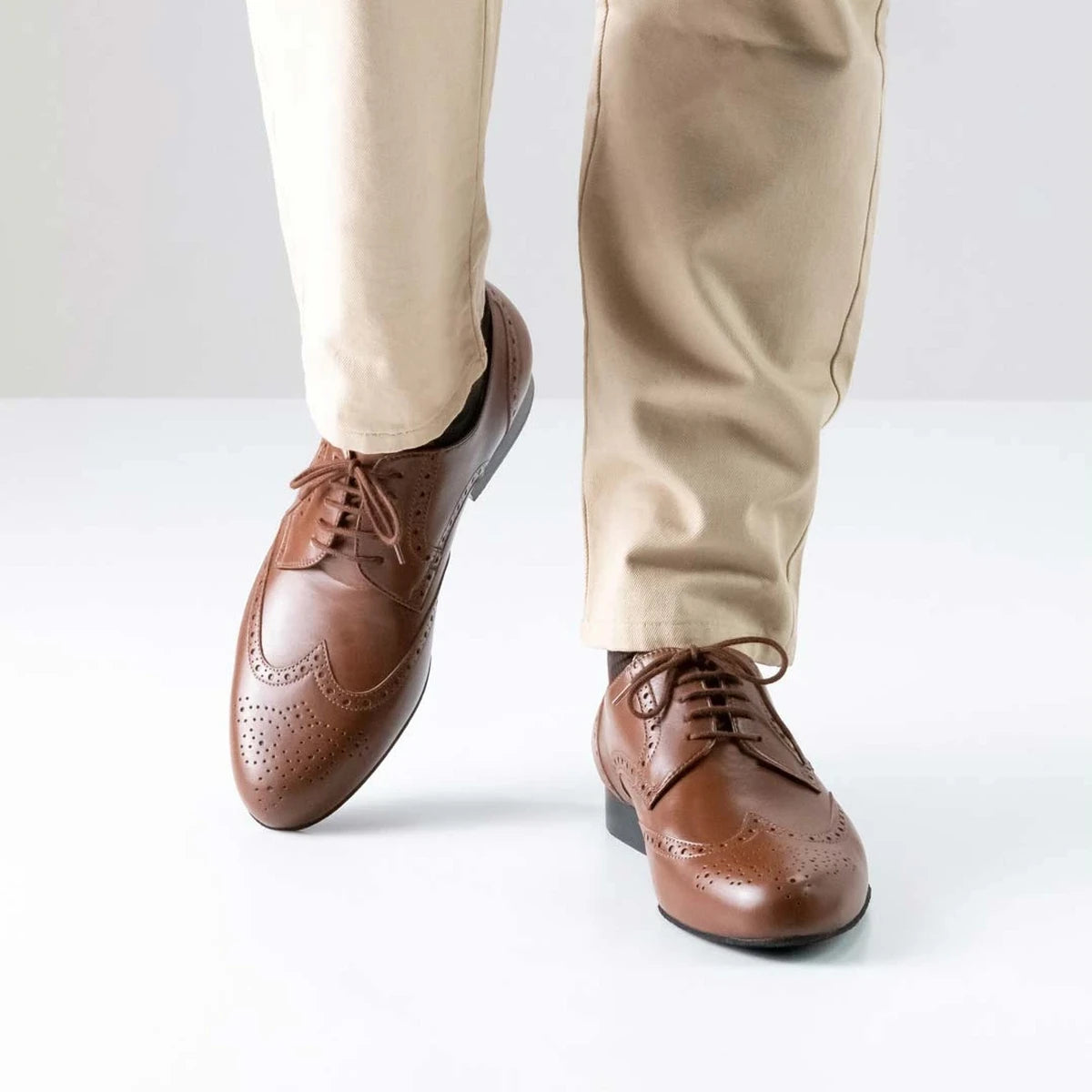 Werner Kern Herren Tanzschuhe 28023 Udine Cognac