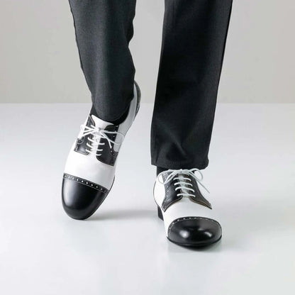 Werner Kern Herren Tanzschuhe Bergamo Schwarz/Weiß