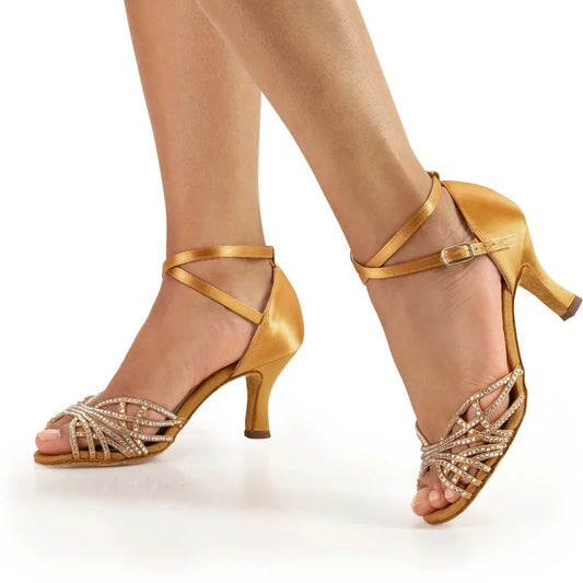 Anna Kern Damen Tanzschuhe 700-60 Bronze