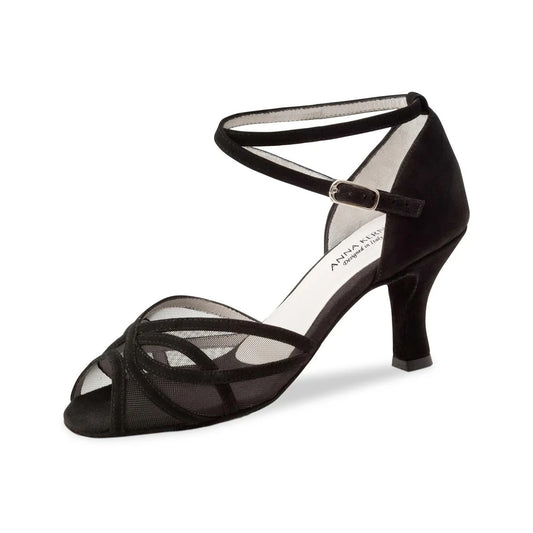 Anna Kern Damen Tanzschuhe 740-60 Schwarz