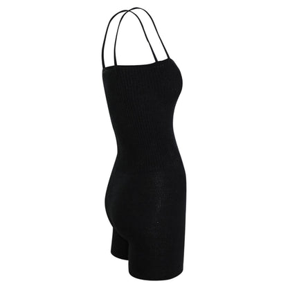 Intermezzo Damen Aufwärmanzug kurz 4587 Skinlegshort - Farbe: Schwarz (037) - Größe: XXL