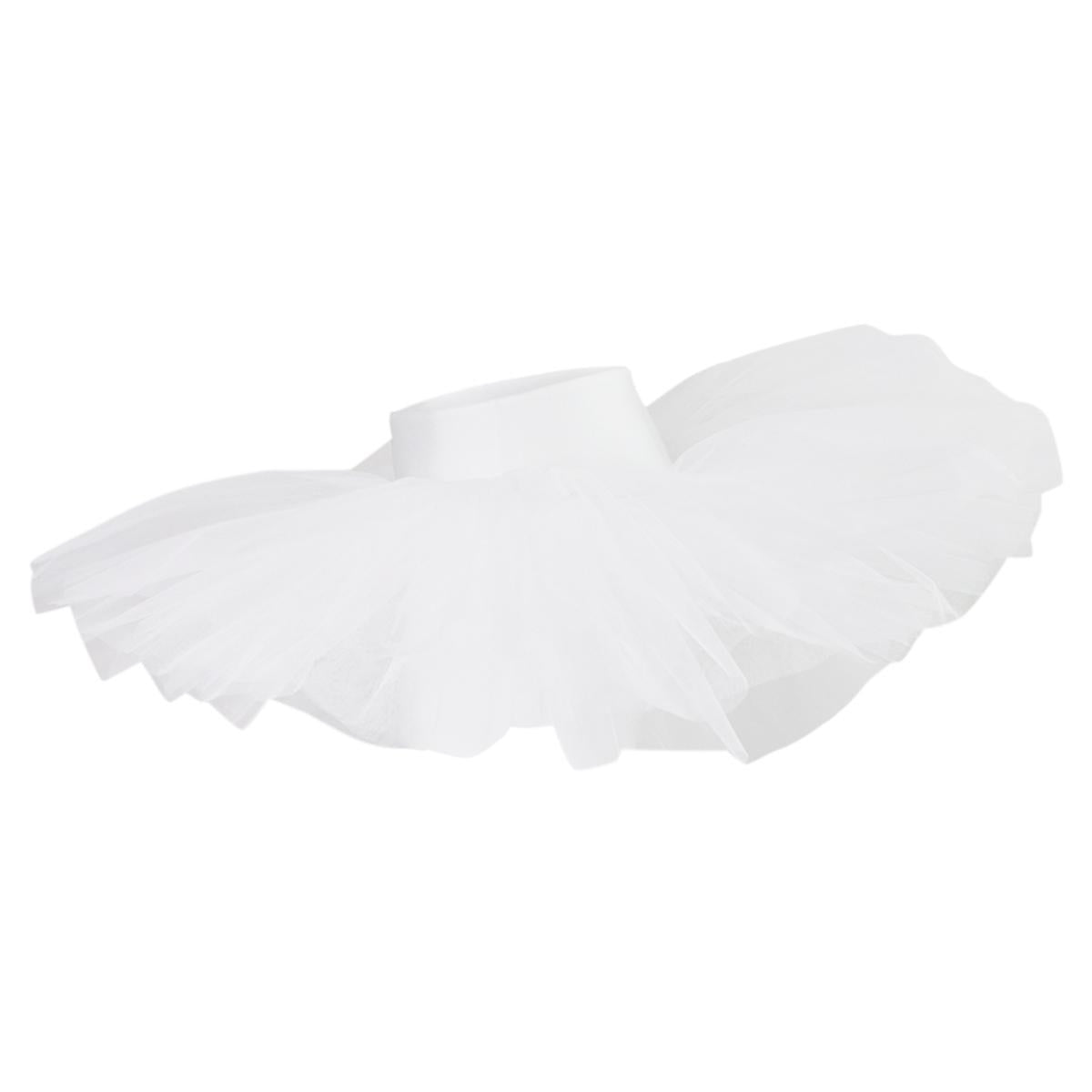 Intermezzo Damen Ballett Tutu 7736 Falsliptu - Farbe: Weiß (001) - Größe: L