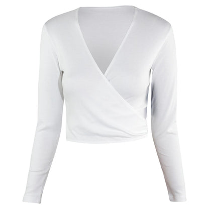 Intermezzo Damen Ballett Wickeljacke 6544 Jecru Ml - Farbe: Weiß (001) - Größe: XL