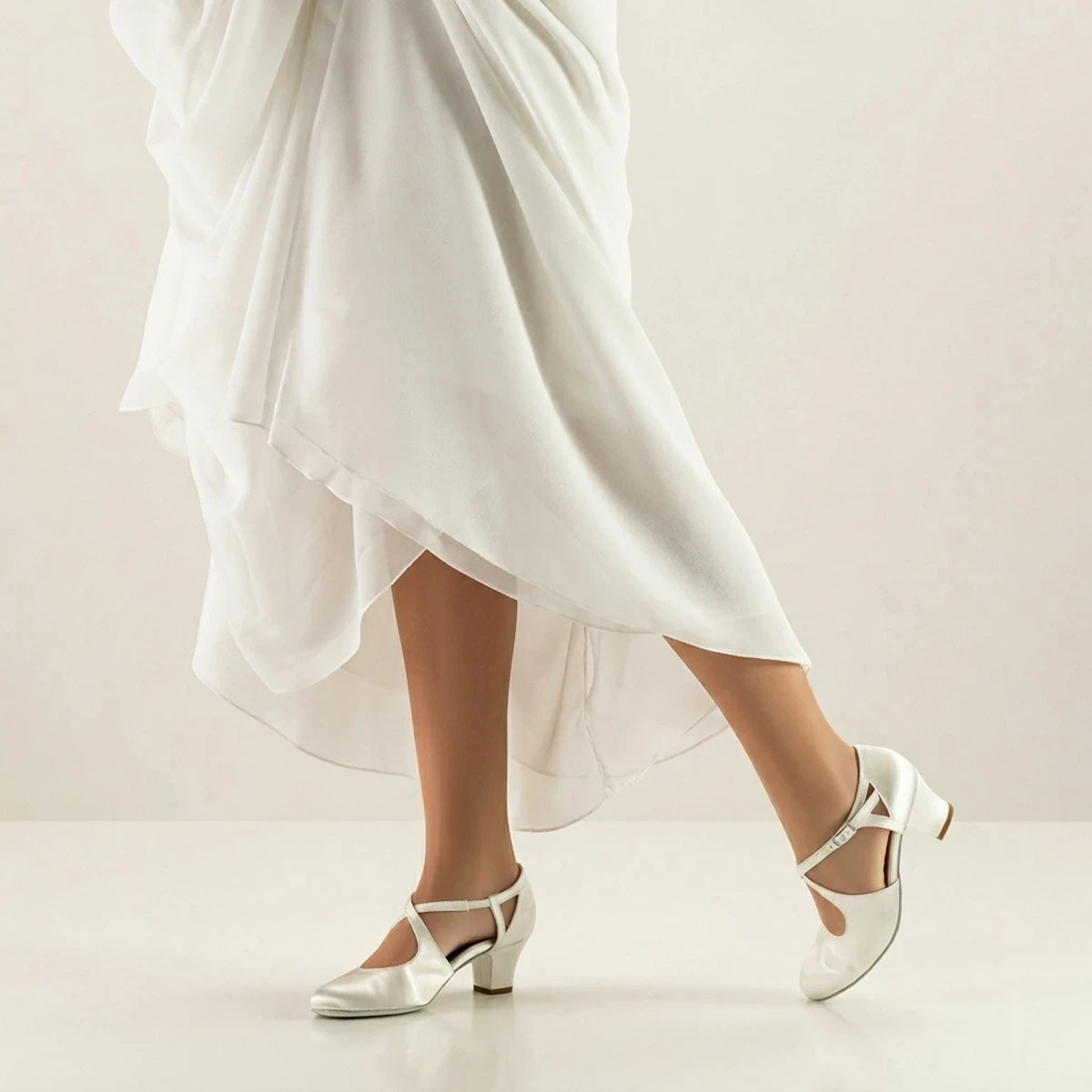 Werner Kern Damen Tanzschuhe Gala 4.5 Weiß