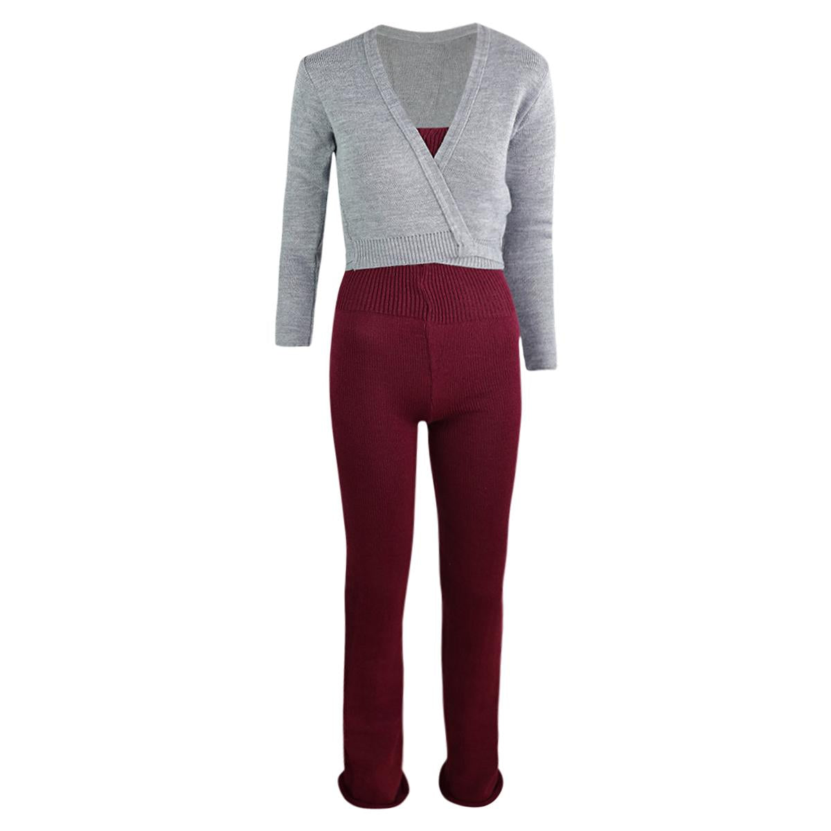 Intermezzo Damen Aufwärmanzug lang 4588 Skinlegrec - Farbe: Burgund (028) - Größe: S