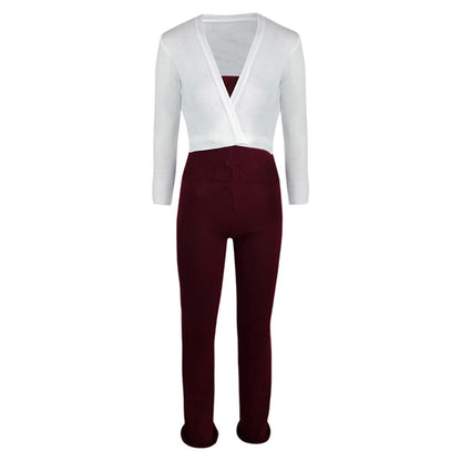 Intermezzo Damen Aufwärmanzug lang 4588 Skinlegrec - Farbe: Burgund (028) - Größe: S