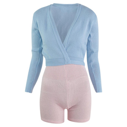 Intermezzo Damen Aufwärmanzug kurz 4587 Skinlegshort - Farbe: Rosa (007) - Größe: XL
