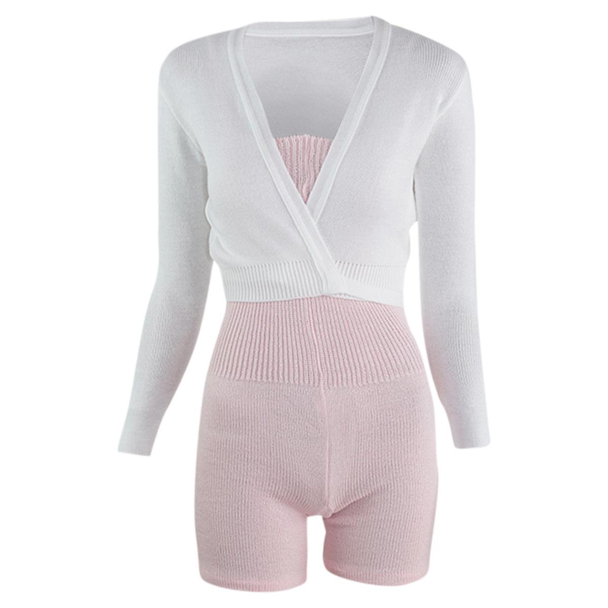 Intermezzo Damen Aufwärmanzug kurz 4587 Skinlegshort - Farbe: Rosa (007) - Größe: M