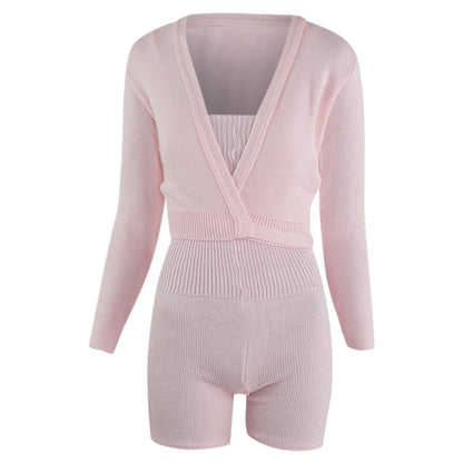 Intermezzo Damen Aufwärmanzug kurz 4587 Skinlegshort - Farbe: Rosa (007) - Größe: S