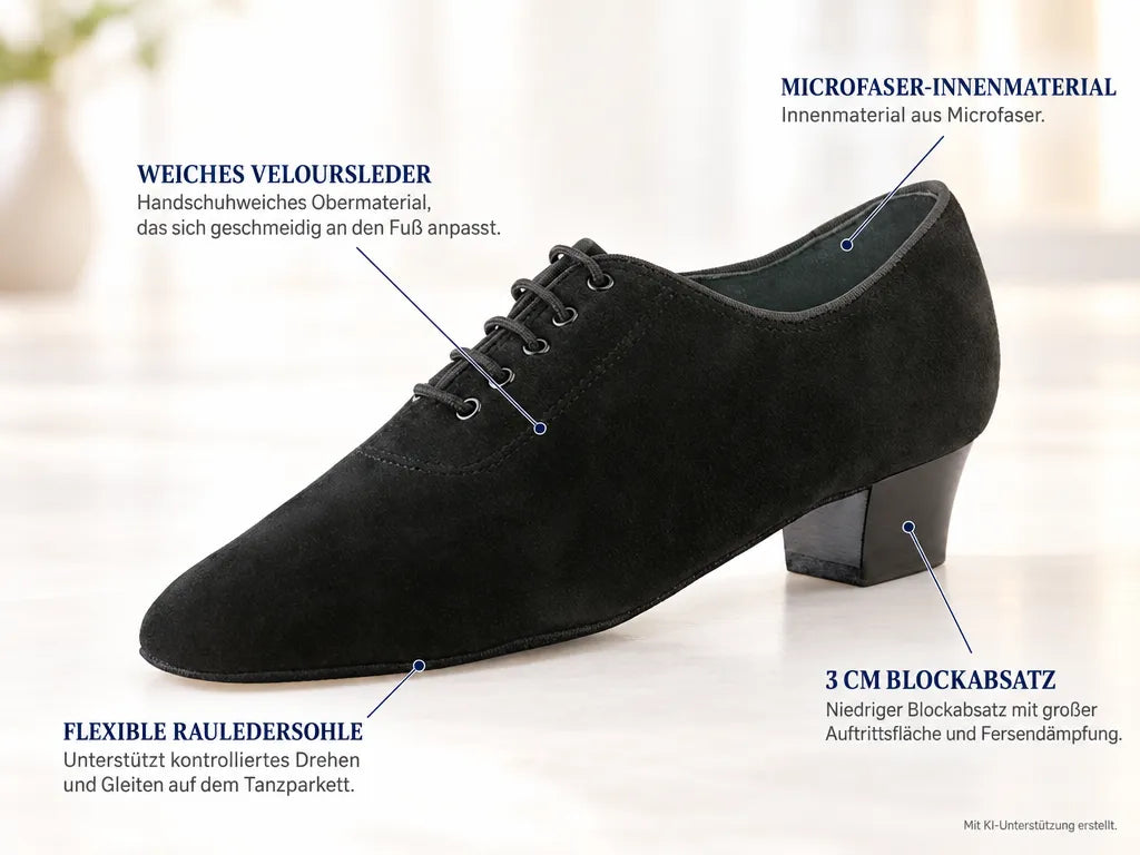 Anna Kern Damen Trainerschuhe Babette 559-30 – Produktinfografik, mit KI-Unterstützung erstellt.