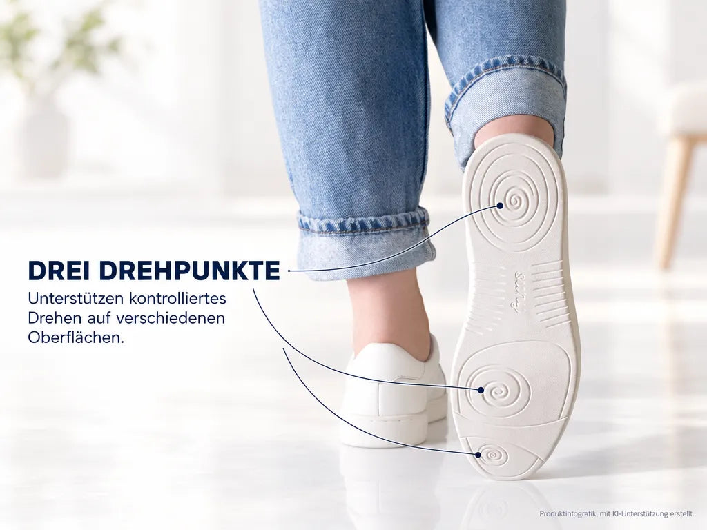 Anna Kern Suny Damen Low-Top Sneakers 7025 – Produktinfografik, mit KI-Unterstützung erstellt.