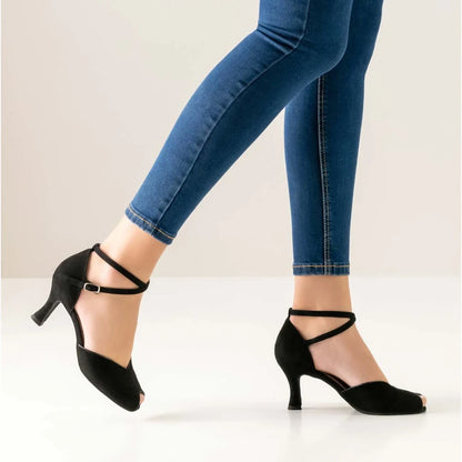 Werner Kern Damen Tanzschuhe Asta 6.5 Schwarz