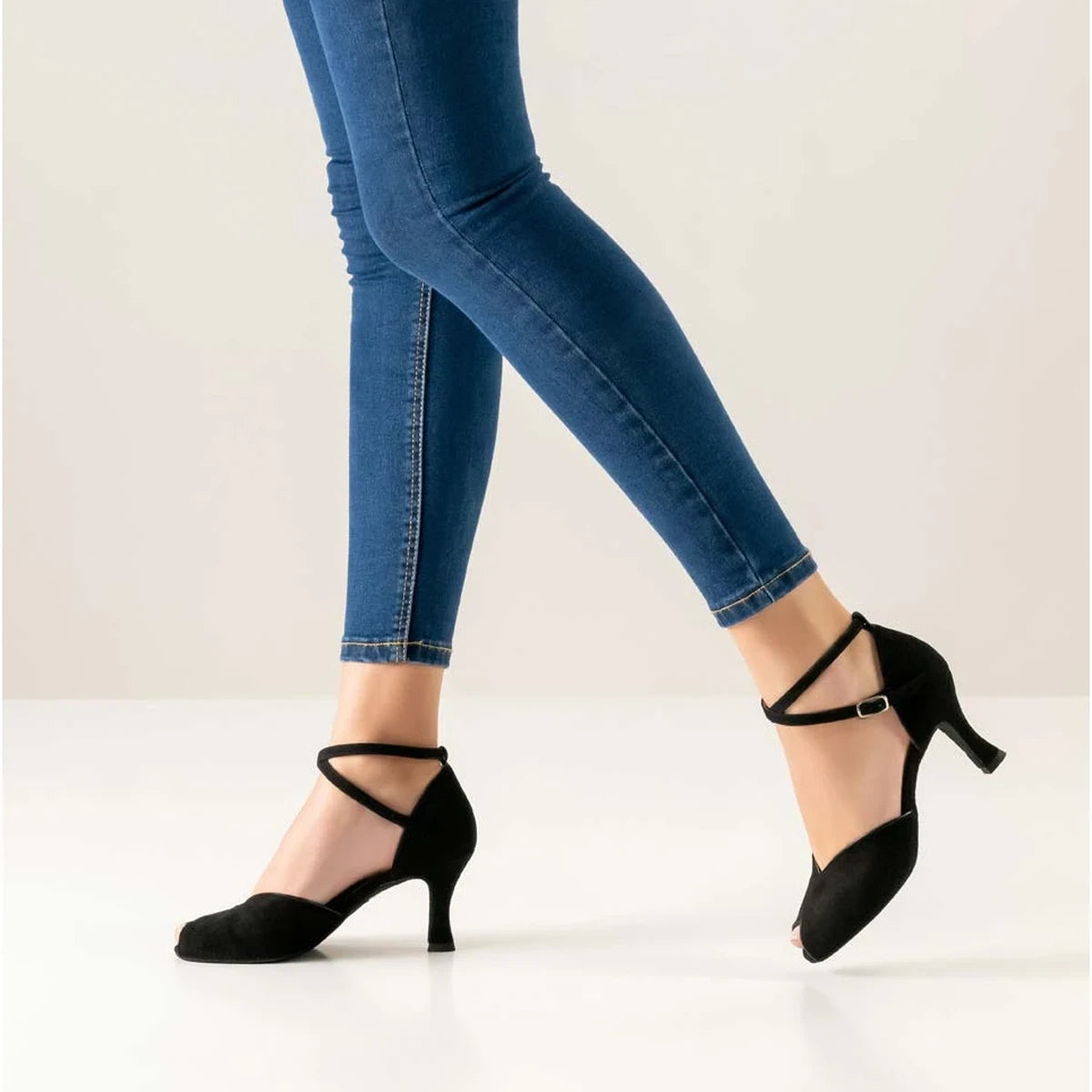 Werner Kern Damen Tanzschuhe Asta 6.5 Schwarz