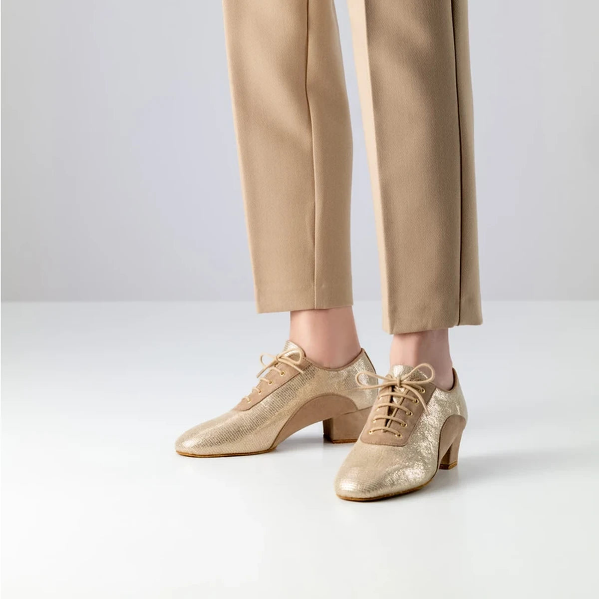 Anna Kern Damen Trainerschuhe Brienne Beige/Gold