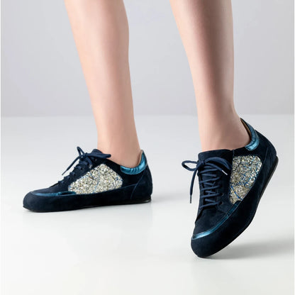 Werner Kern Damen Sneaker Tanzschuhe Carol Blau