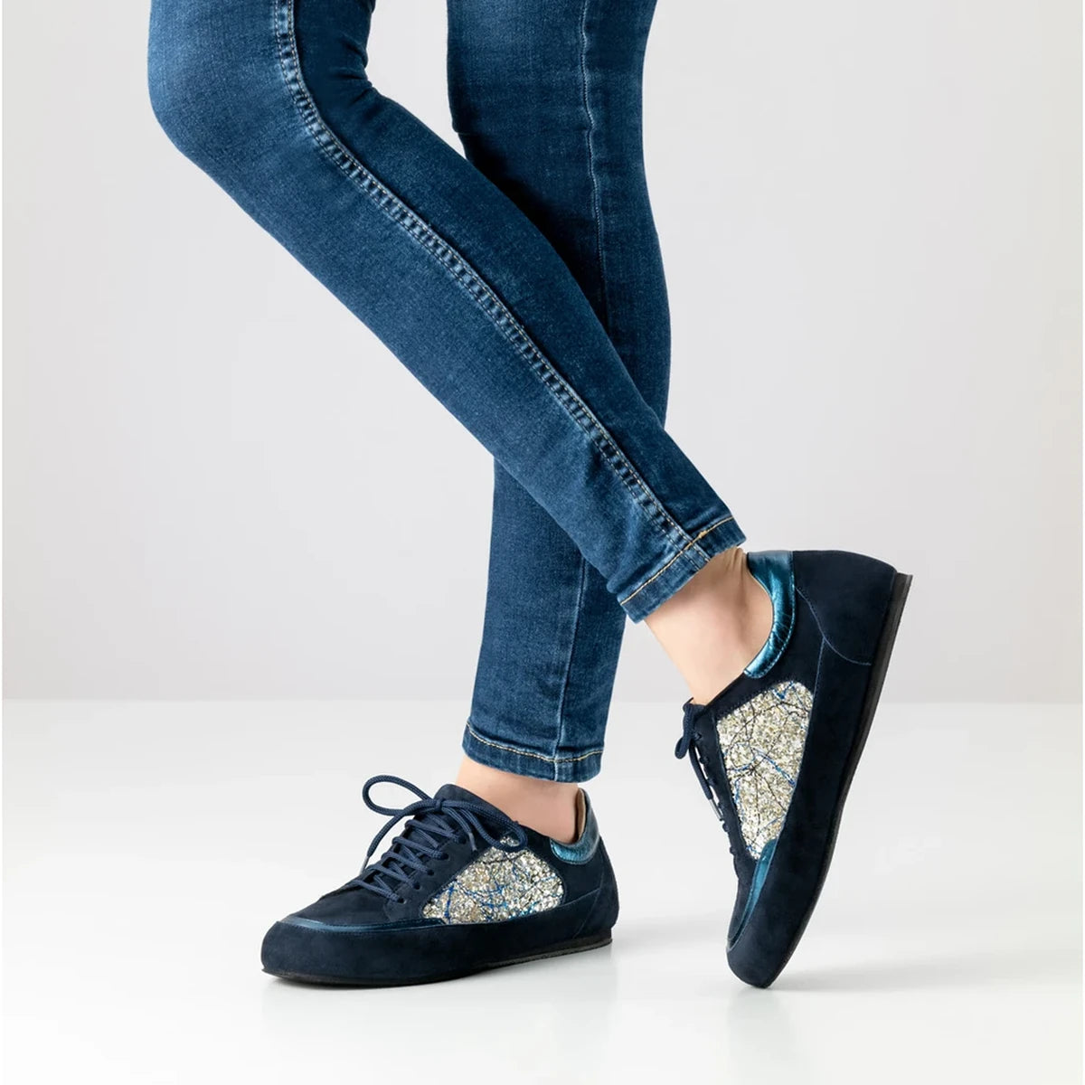 Werner Kern Damen Sneaker Tanzschuhe Carol Blau