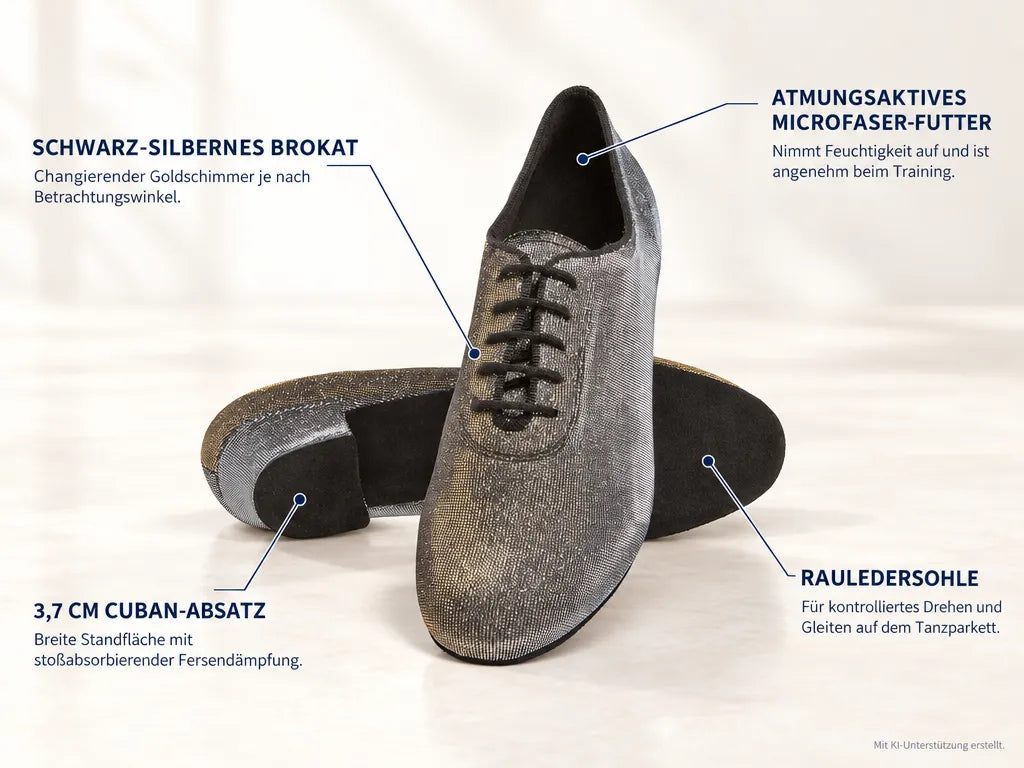 Diamant Damen Trainerschuhe 093-034-509-A – Produktinfografik, mit KI-Unterstützung erstellt.