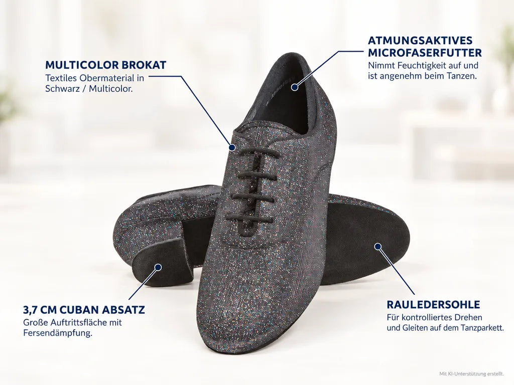 Diamant Damen Trainerschuhe 140-034-511-A – Produktinfografik, mit KI-Unterstützung erstellt.