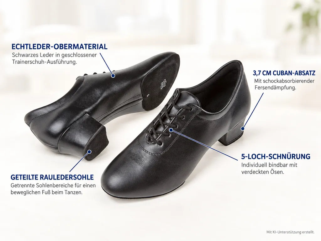 Diamant Damen VarioPro Trainerschuhe 189-234-560 – Produktinfografik, mit KI-Unterstützung erstellt.