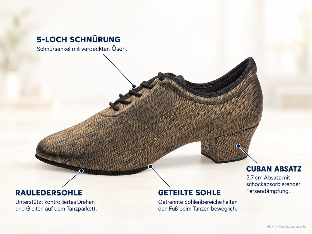 Diamant Damen VarioPro Trainerschuhe 189-234-671 – Produktinfografik, mit KI-Unterstützung erstellt.