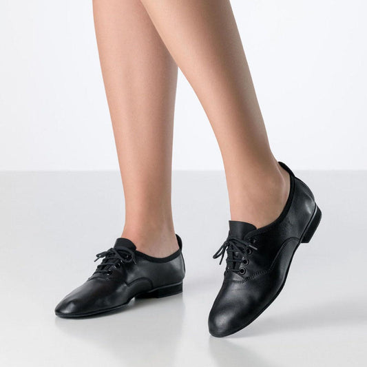 Werner Kern Damen Trainer Tanzschuhe Fenja - Obermaterial: Leder Schwarz - Größe: EU 41 1/3