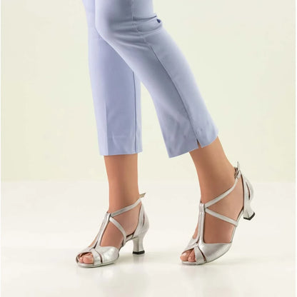 Werner Kern Damen Tanzschuhe Francis 5,5 Perl Silber