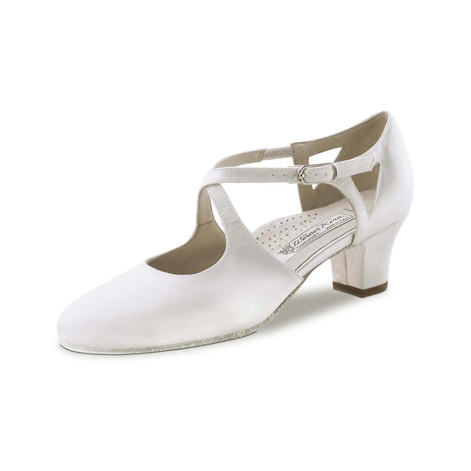 Werner Kern Damen Tanzschuhe Gala 4.5 Weiß