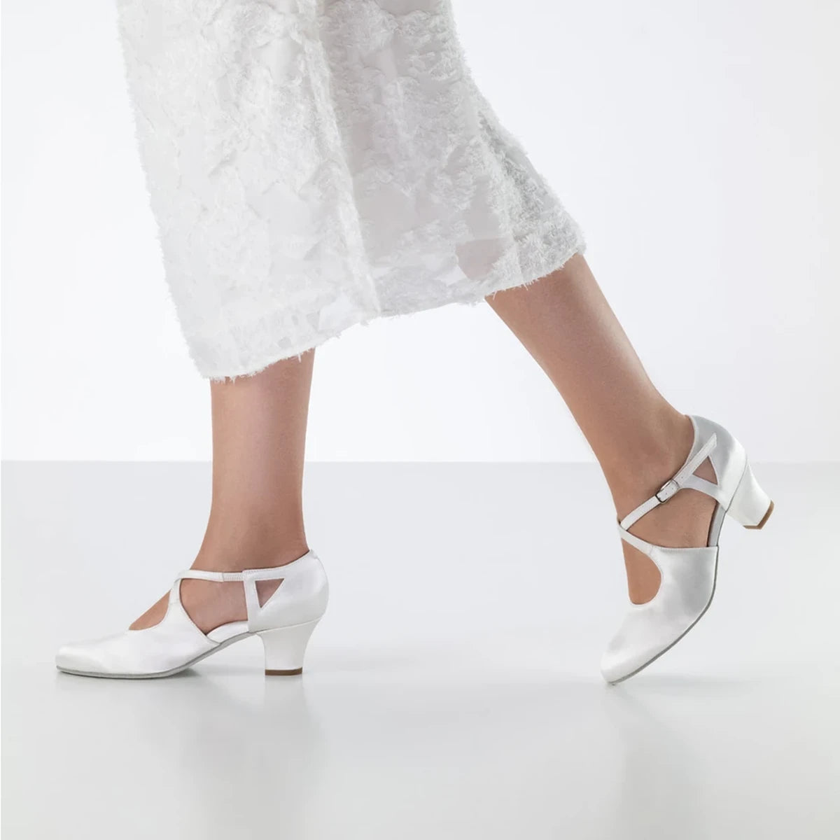 Werner Kern Damen Tanzschuhe Gala 4.5 Weiß