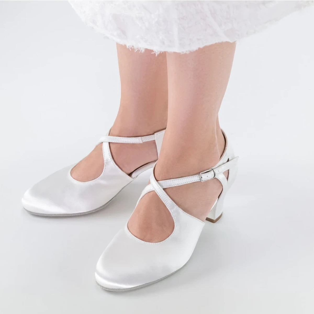 Werner Kern Damen Tanzschuhe Gala 4.5 Weiß