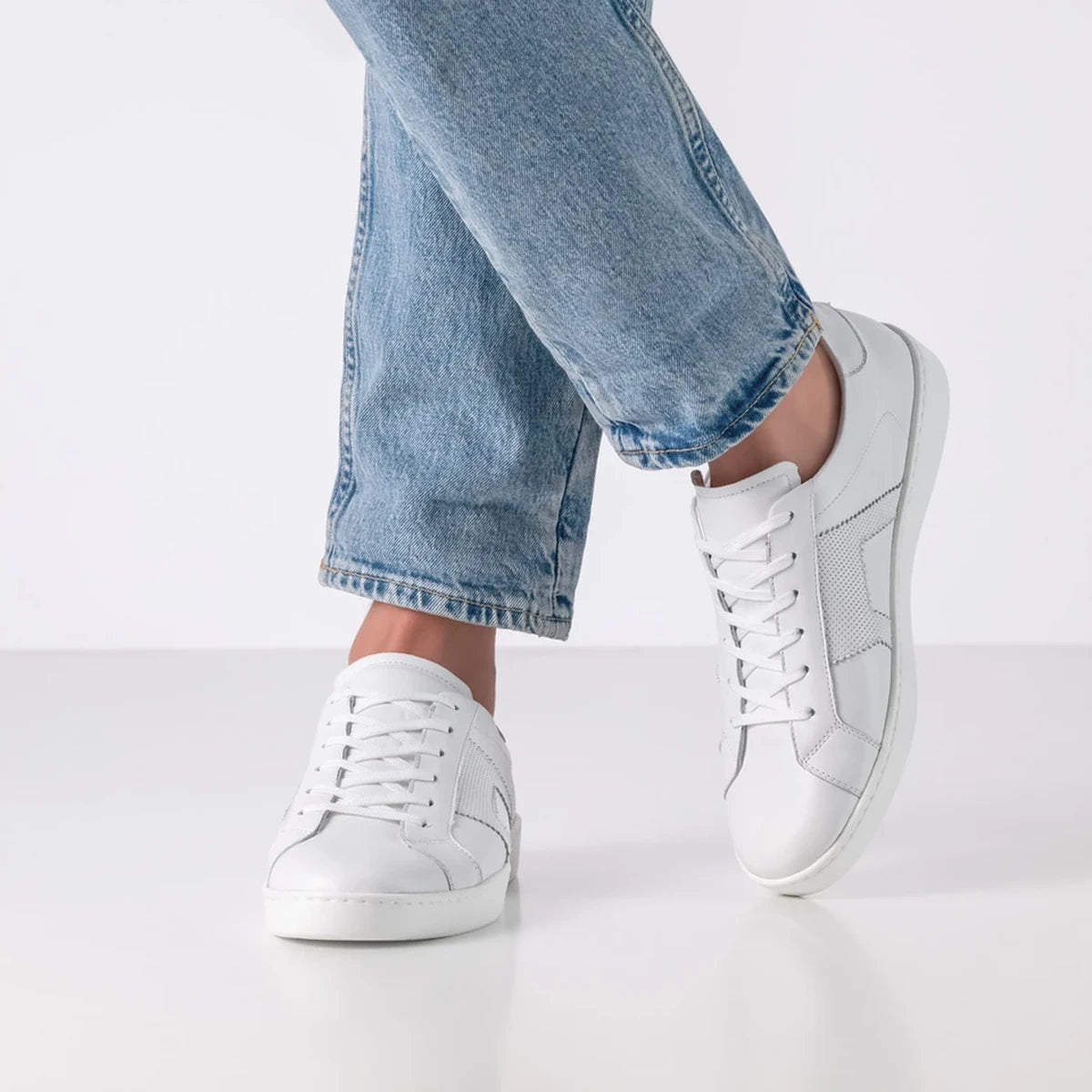 Werner Kern Herren Dance Sneakers Marsala