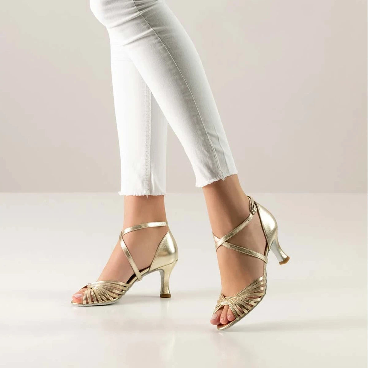 Werner Kern Damen Tanzschuhe Mary 6,5 Platin