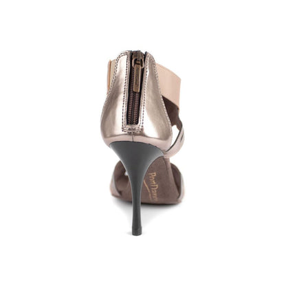 PortDance Damen Tanzschuhe PD813 - Material: Vegan - Farbe: Nude - Größe: EUR 38