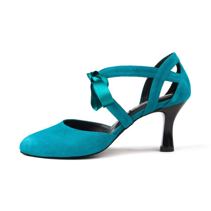 PortDance Damen Tanzschuhe PD125 Petrol