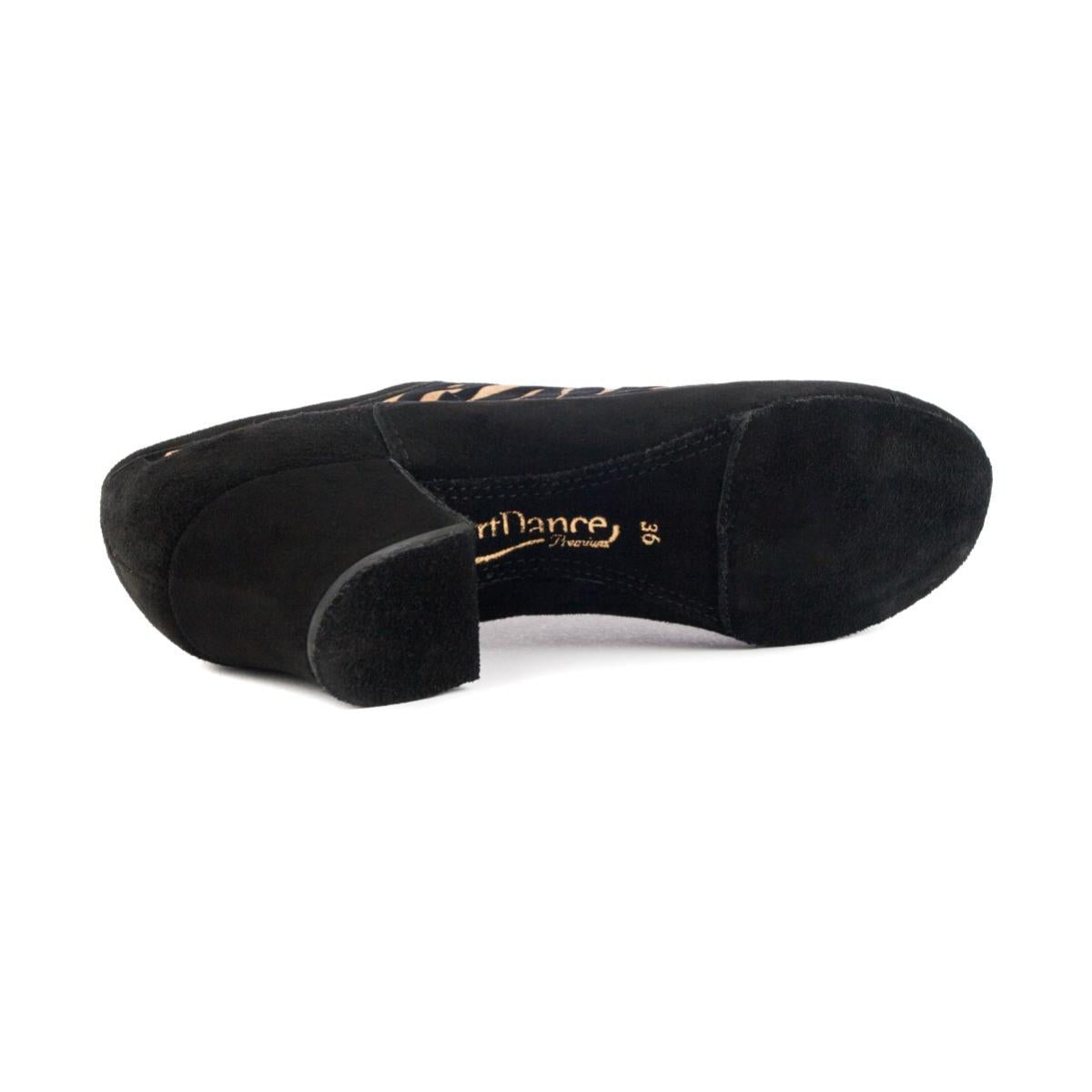 Portdance Trainerschuhe PD703 Fashion - Farbe: Schwarz/Tiger-Pattern - Größe: EUR 41