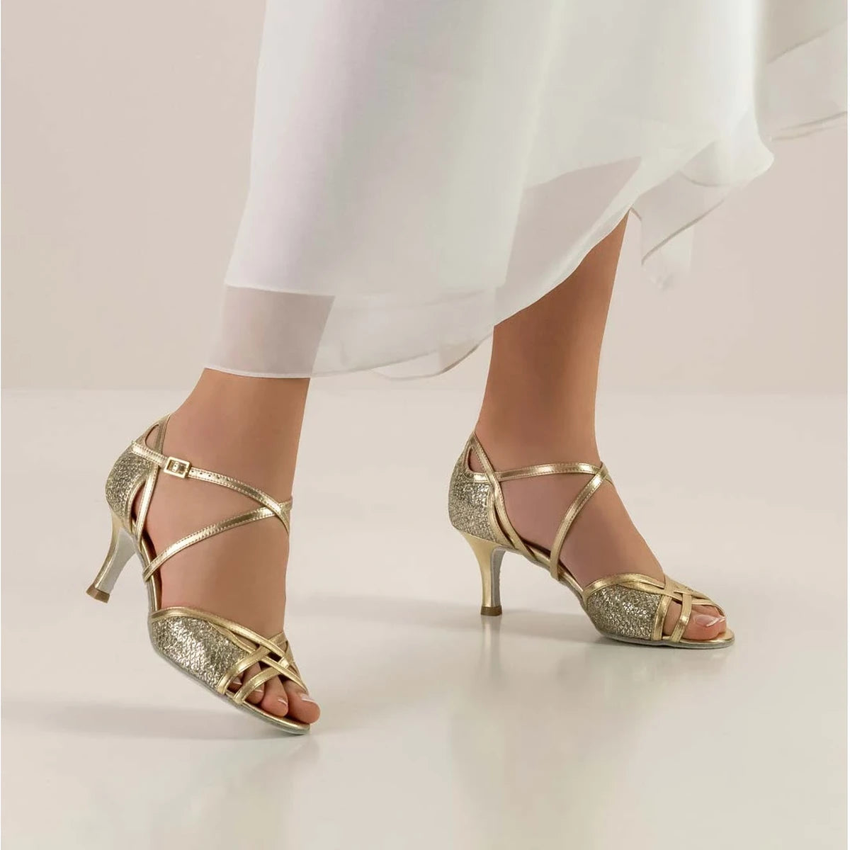Nueva Epoca Damen Tanzschuhe Rose