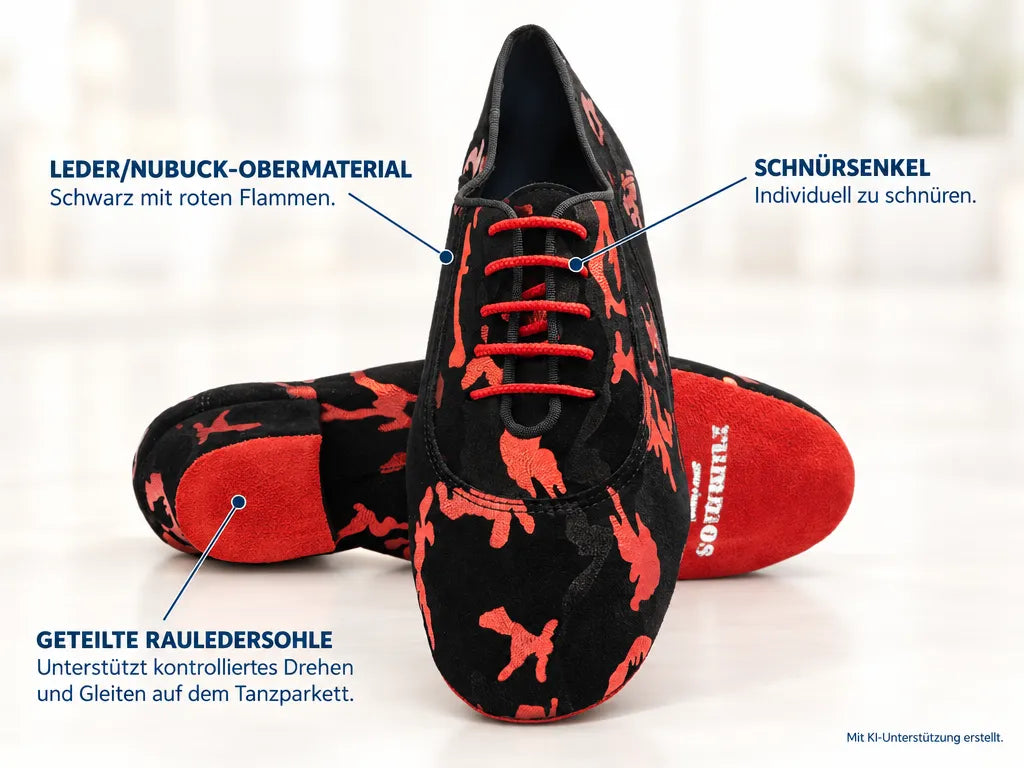 Rummos Damen Trainerschuhe R377 338 – Produktinfografik, mit KI-Unterstützung erstellt.