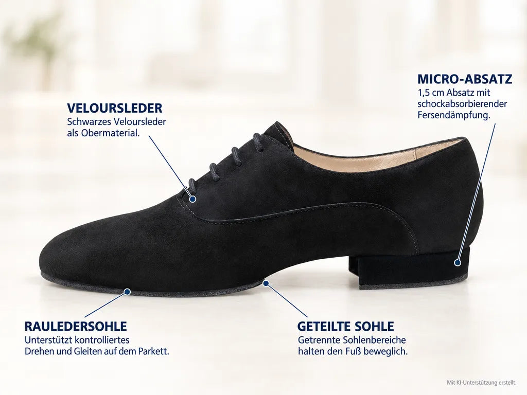 Werner Kern Damen Trainerschuhe Runa 15 – Produktinfografik, mit KI-Unterstützung erstellt.