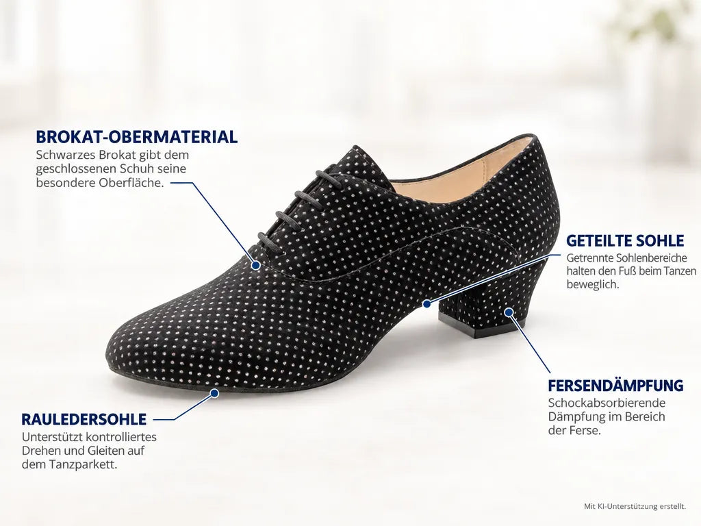 Werner Kern Damen Trainerschuhe Runa – Produktinfografik, mit KI-Unterstützung erstellt.