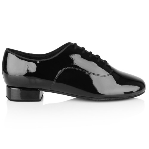 Ray Rose - Hombres Zapatos de Baile 325 Storm - Charol Negro --Glide [UK 9,5]