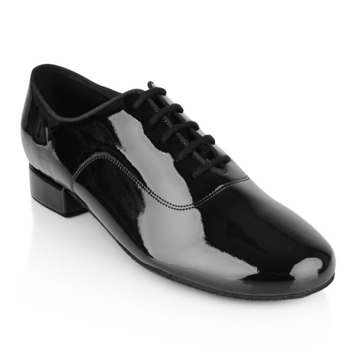 Ray Rose - Men´s Ballroom Dance Shoes 325 Storm - Patent Black --Glide  - Größe: UK 9,5