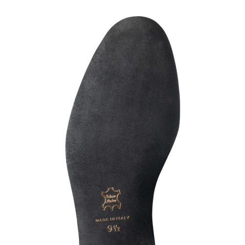 Werner Kern Homens Sapatos de Dança Cuneo - Camurça Preto Micro-Heel  - Größe: UK 7,5
