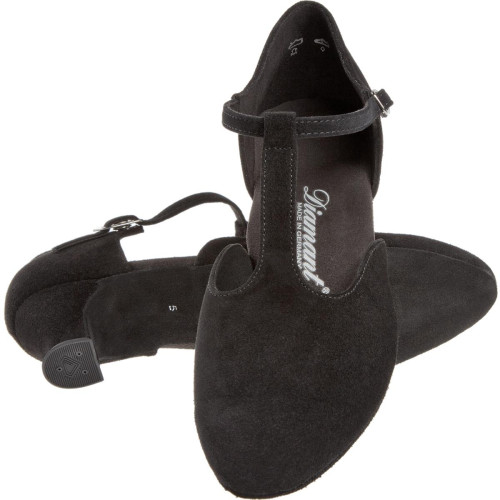 Diamant Damen Tanzschuhe 053-014-001 - Veloursleder - 4,2 cm